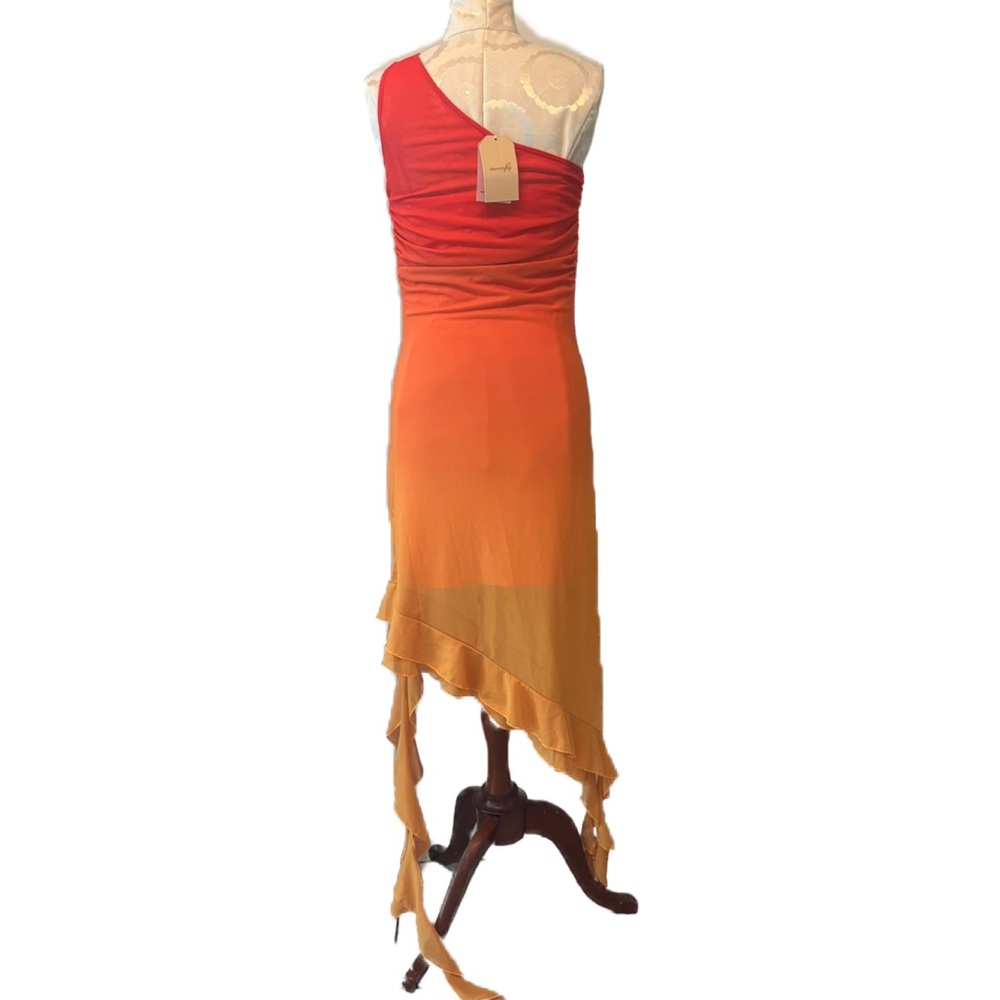 Sincerely Ria Rama Dress In Sunset Size Small - Picture 6 of 7